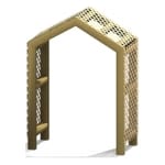 View Recycled Plastic Trellis